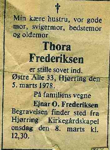 Thora Nørgaard Jørgensen ¤