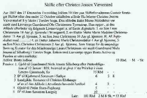 Christen Jensen Weversted ¤